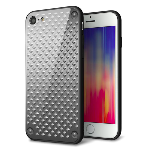 iPhone8 強化ガラス&TPUスマホケース ガラプリ【570 スタックボード】