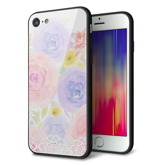 iPhone8 強化ガラス&TPUスマホケース ガラプリ【SC947 ドゥ・パフューム5】