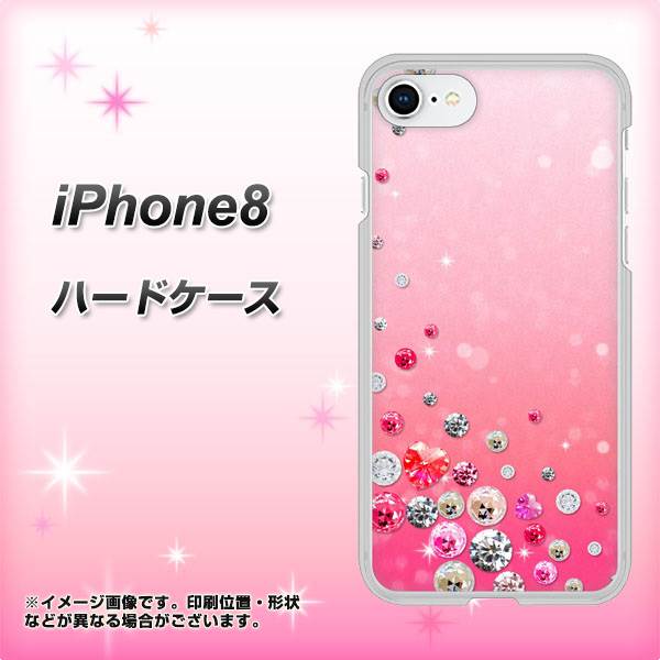 iPhone8 高画質仕上げ 背面印刷 ハードケース【SC822 スワロデコ風プリント】