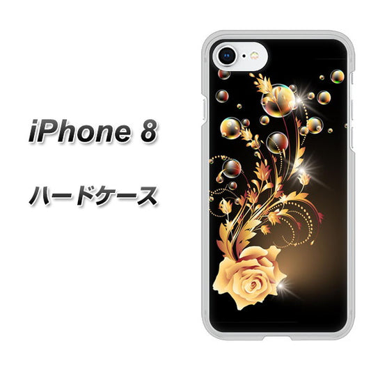 iPhone8 高画質仕上げ 背面印刷 ハードケース【VA823 気高きバラ】