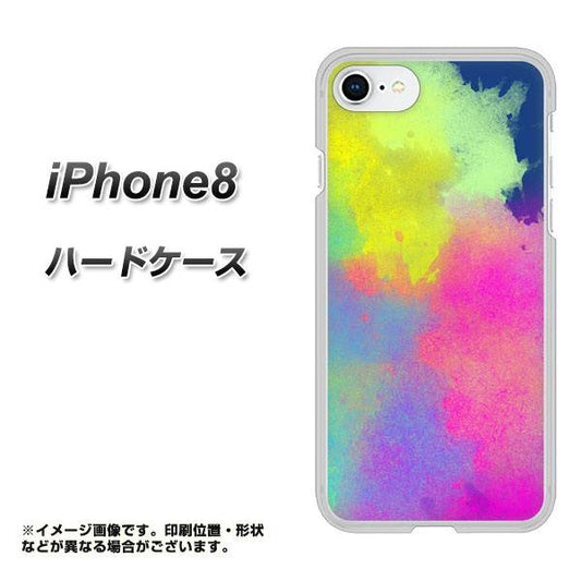 iPhone8 高画質仕上げ 背面印刷 ハードケース【YJ294 デザイン色彩】