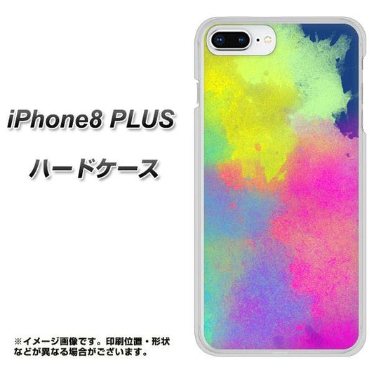 iPhone8 PLUS 高画質仕上げ 背面印刷 ハードケース【YJ294 デザイン色彩】