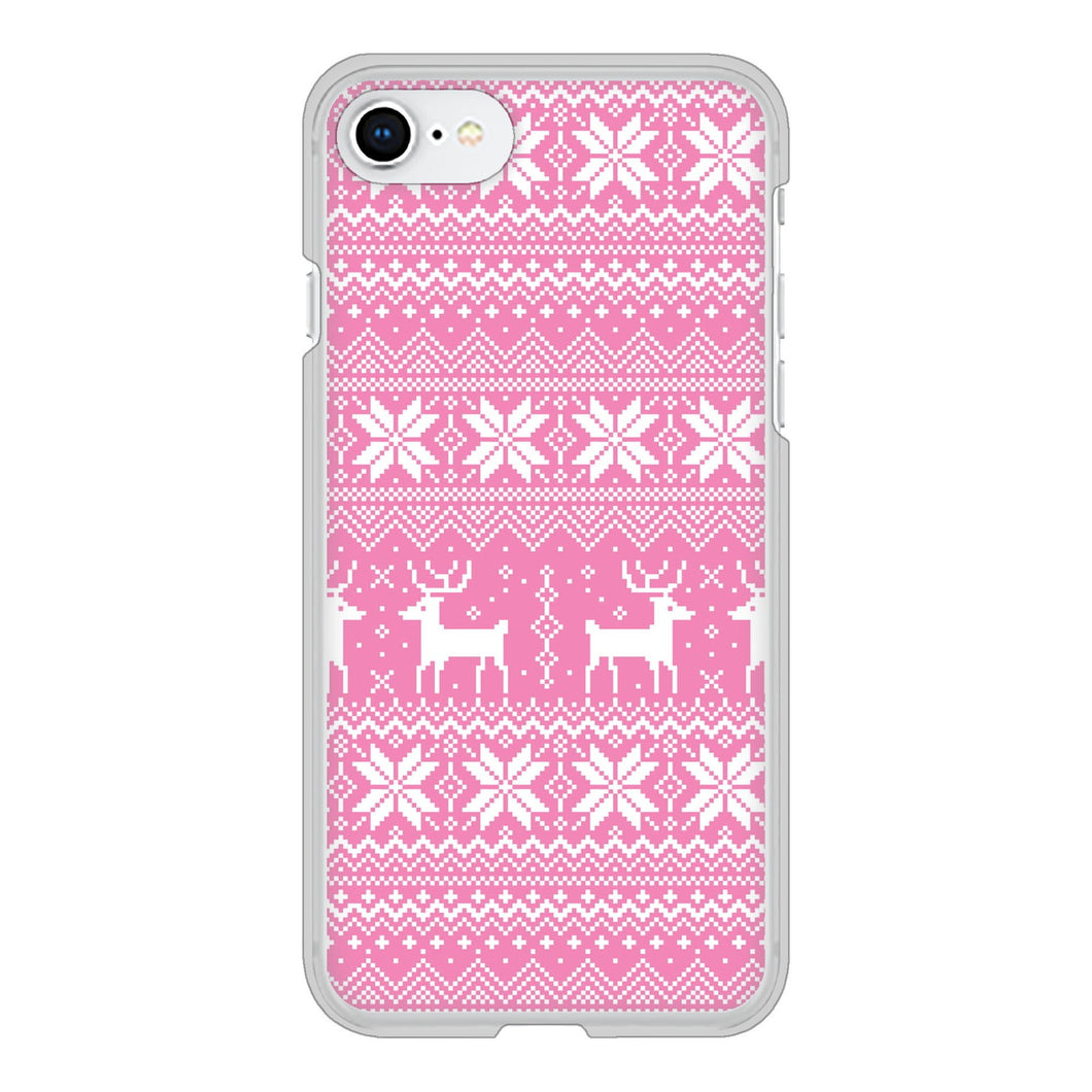 iPhone SE (第2世代) 高画質仕上げ 背面印刷 ハードケース クリスマス