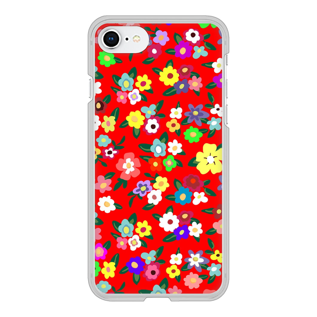 iPhone SE (第2世代) 高画質仕上げ 背面印刷 ハードケース リバティプリント