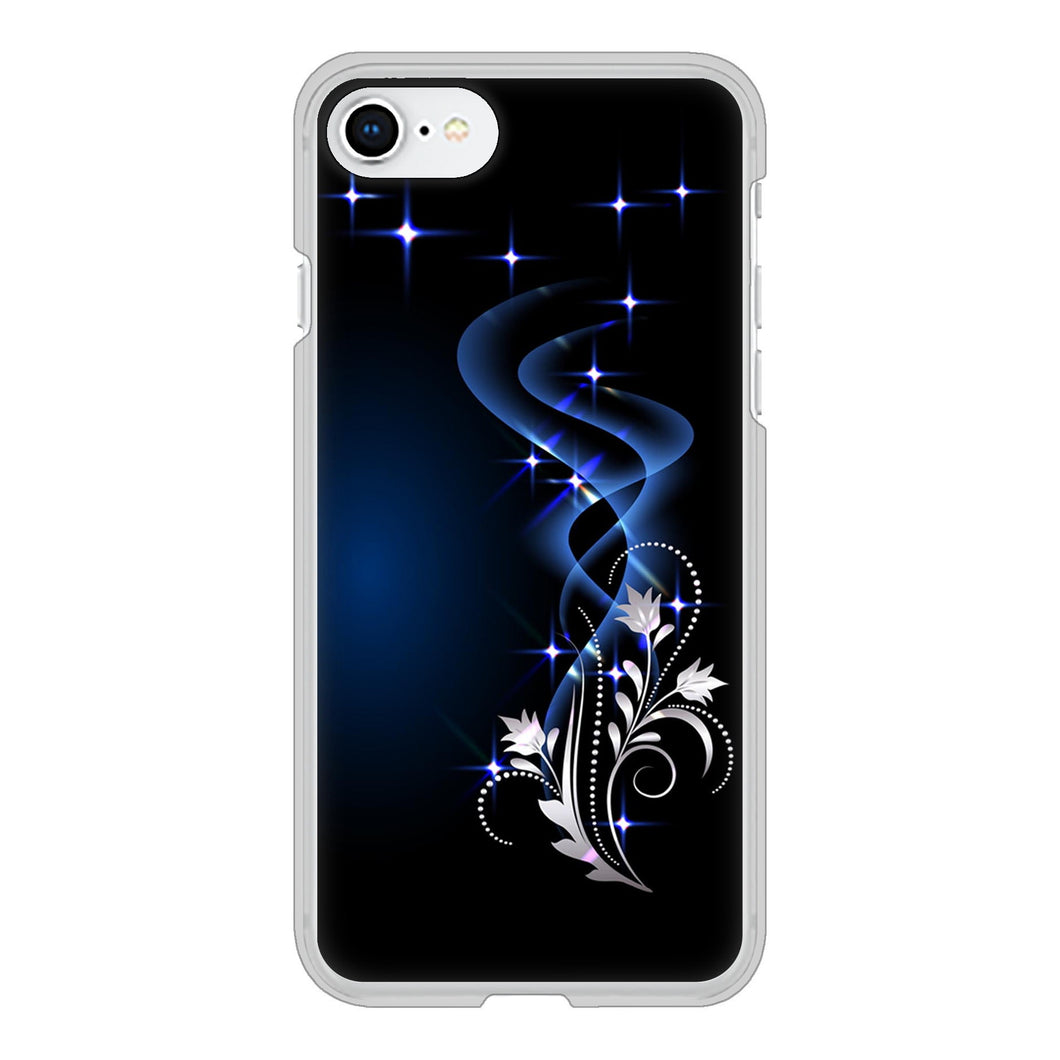 iPhone SE (第2世代) 高画質仕上げ 背面印刷 ハードケース 【1278 華より昇る流れ】