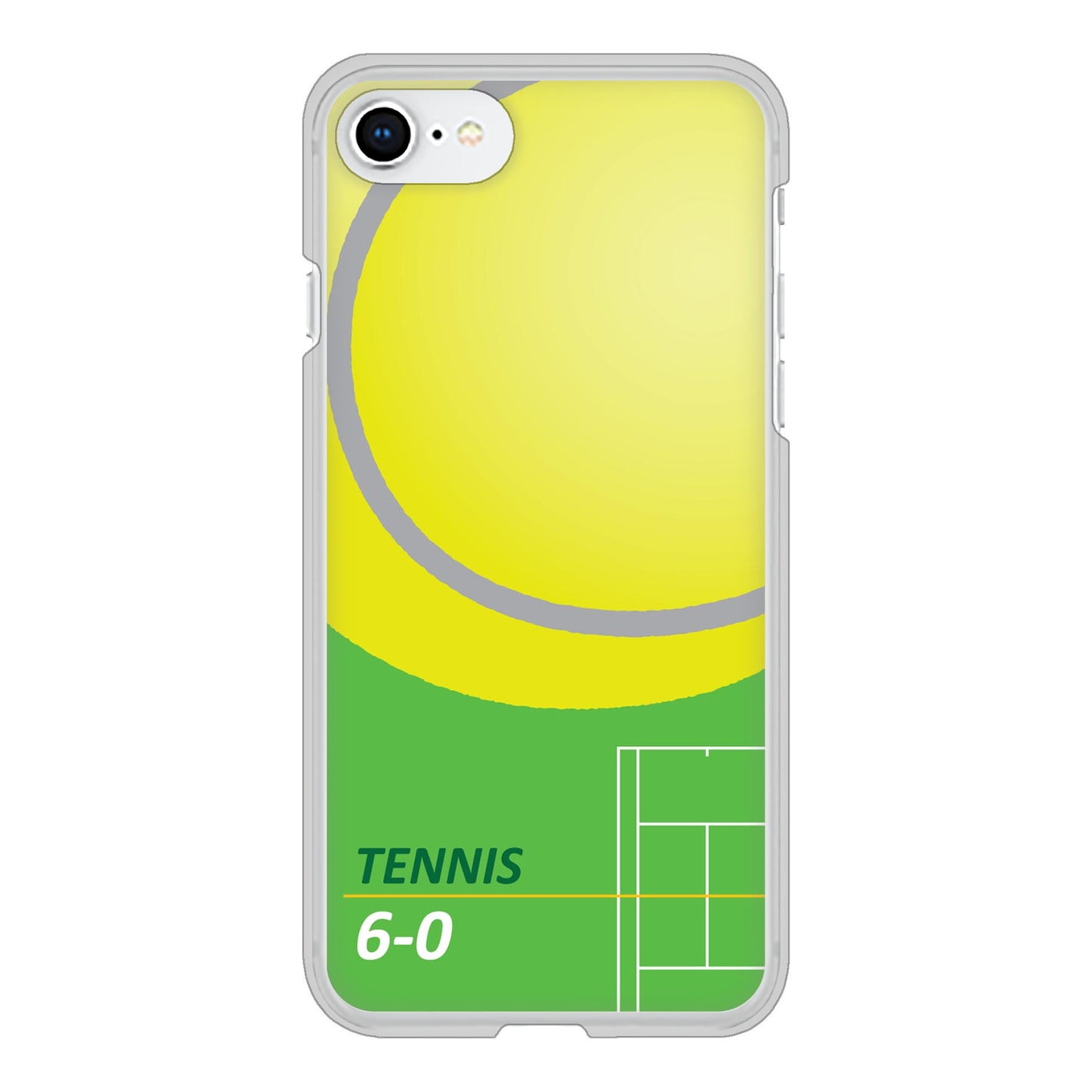 iPhone SE (第2世代) 高画質仕上げ 背面印刷 ハードケース 【IB920 TENNIS】