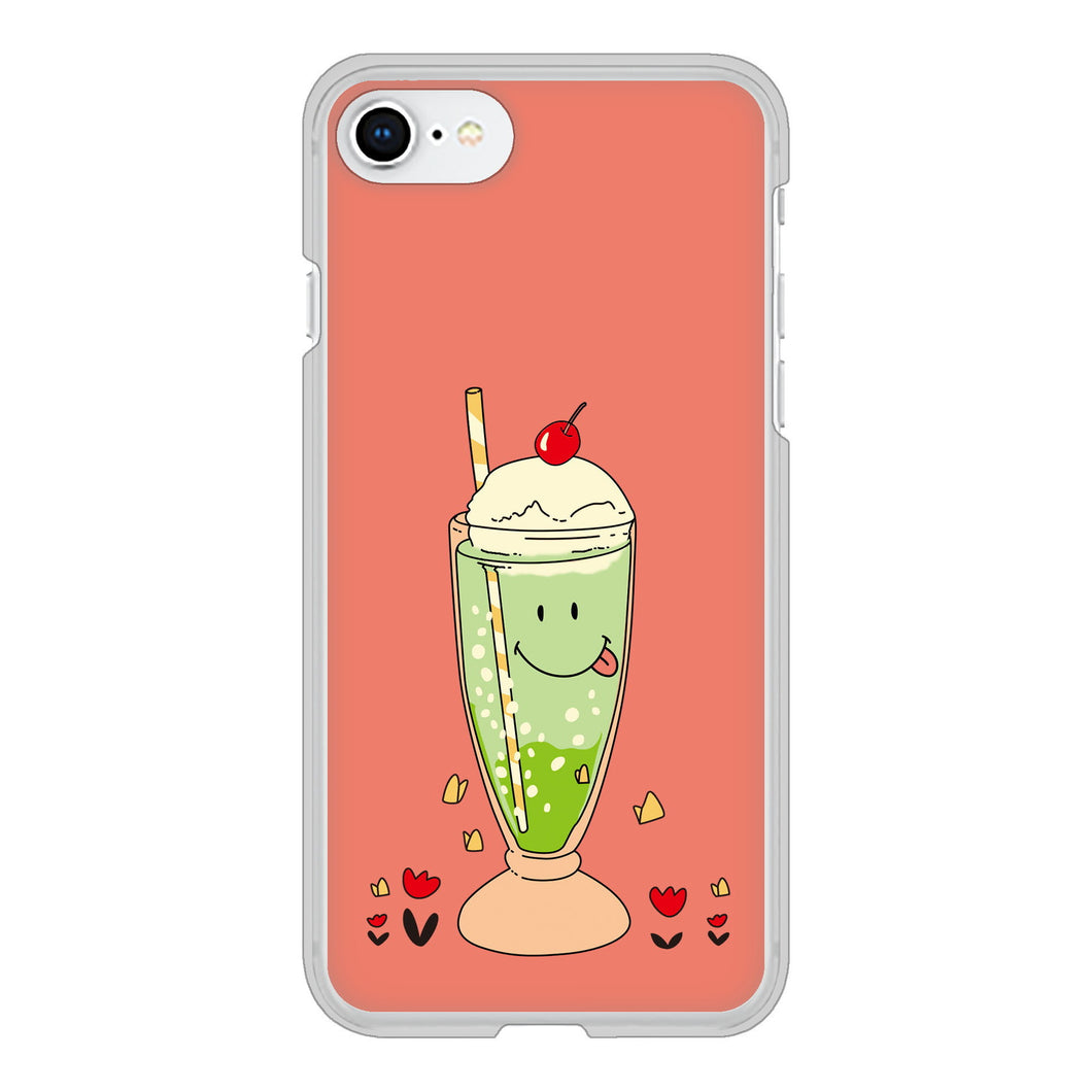 iPhone SE (第2世代) 高画質仕上げ 背面印刷 ハードケース スイーツイラスト