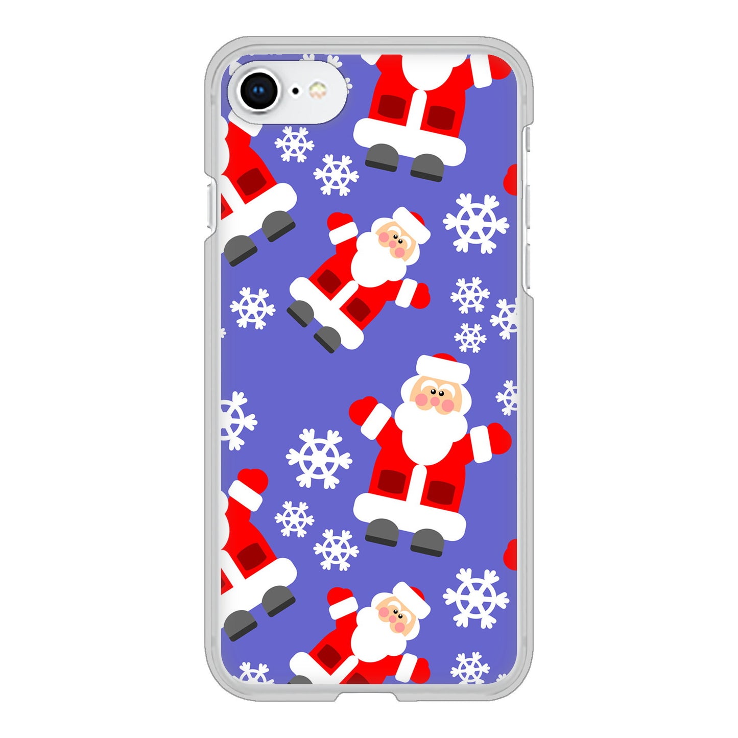 iPhone SE (第2世代) 高画質仕上げ 背面印刷 ハードケース クリスマス