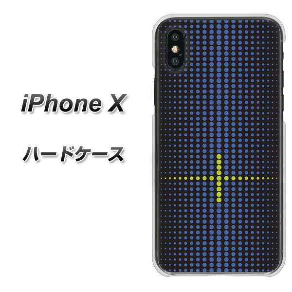 iPhone X 高画質仕上げ 背面印刷 ハードケース【IB907  グラデーションドット】