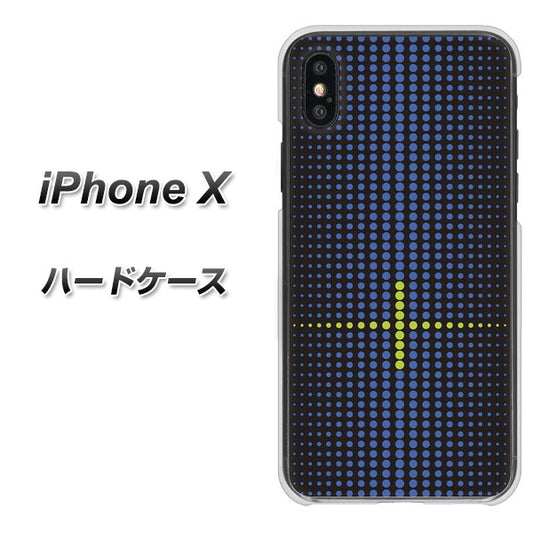 iPhone X 高画質仕上げ 背面印刷 ハードケース【IB907  グラデーションドット】