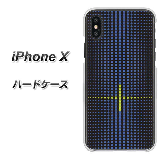 iPhone X 高画質仕上げ 背面印刷 ハードケース【IB907 グラデーションドット】