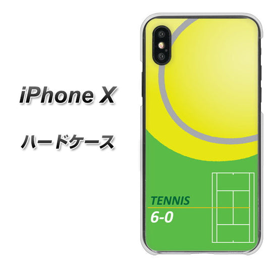 iPhone X 高画質仕上げ 背面印刷 ハードケース【IB920 TENNIS】