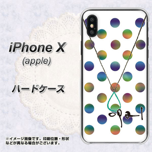 iPhone X 高画質仕上げ 背面印刷 ハードケース【OE819 10月オパール】