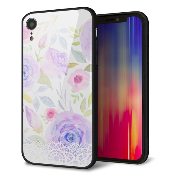 iPhone XR 強化ガラス&TPUスマホケース ガラプリ【SC946 ドゥ・パフューム4】
