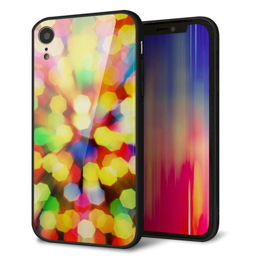 iPhone XR 強化ガラス&TPUスマホケース ガラプリ【VA874 未来へのワープ】