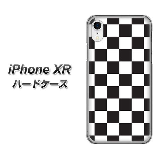iPhone XR 高画質仕上げ 背面印刷 ハードケース【151 フラッグチェック】