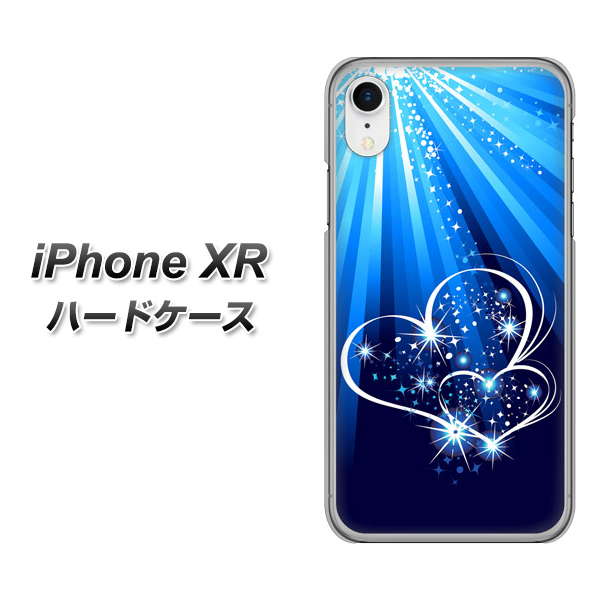 iPhone XR 高画質仕上げ 背面印刷 ハードケース【702 スイミングハート】