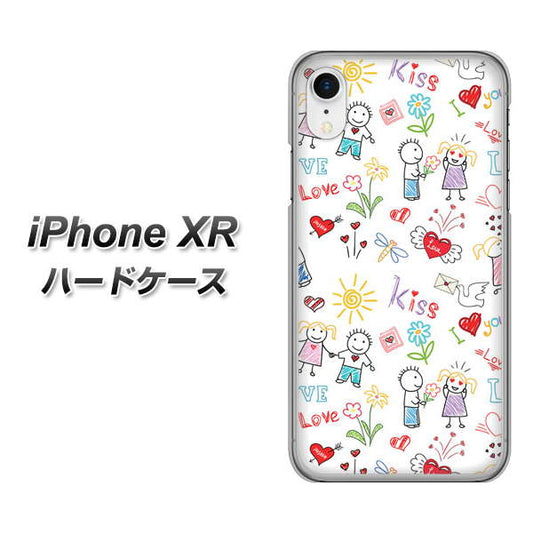 iPhone XR 高画質仕上げ 背面印刷 ハードケース【710 カップル】
