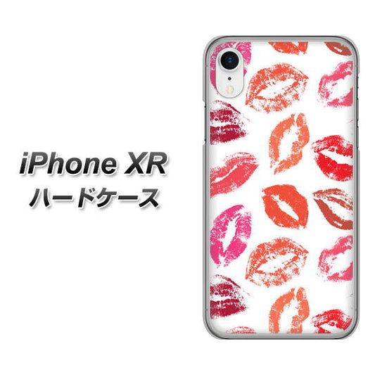 iPhone XR 高画質仕上げ 背面印刷 ハードケース【734 キスkissキス】