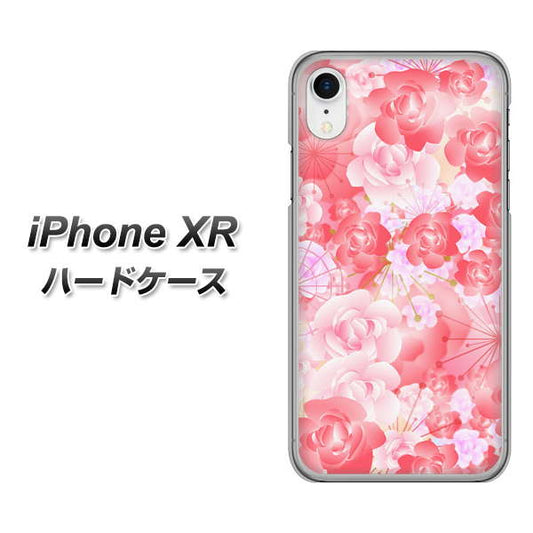 iPhone XR 高画質仕上げ 背面印刷 ハードケース【VA817 はんなり色の華】