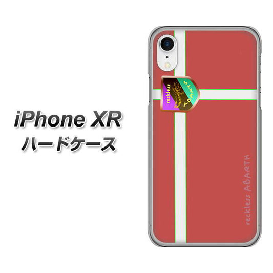 iPhone XR 高画質仕上げ 背面印刷 ハードケース【YC934 アバルト05】