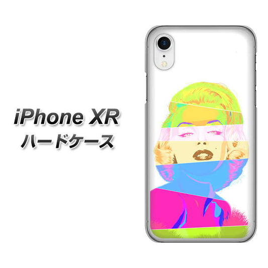 iPhone XR 高画質仕上げ 背面印刷 ハードケース【YJ208 マリリンモンローデザイン(A)】