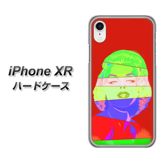 iPhone XR 高画質仕上げ 背面印刷 ハードケース【YJ209 マリリンモンローデザイン（B）】