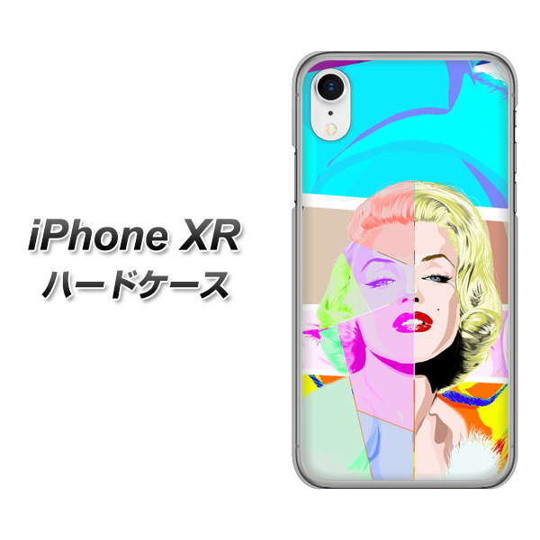 iPhone XR 高画質仕上げ 背面印刷 ハードケース【YJ210 マリリンモンローデザイン(C)】