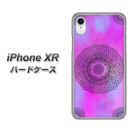 iPhone XR 高画質仕上げ 背面印刷 ハードケース【YJ344 レース】