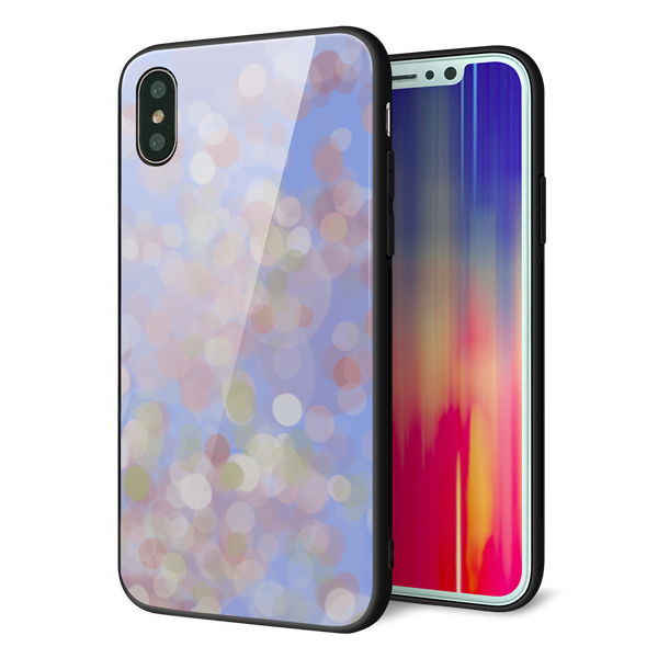iPhone XS 強化ガラス&TPUスマホケース ガラプリ【YJ293 デザイン】