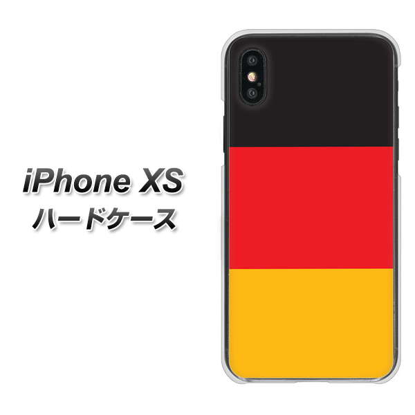 iPhone XS 高画質仕上げ 背面印刷 ハードケース【675 ドイツ】