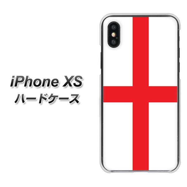 iPhone XS 高画質仕上げ 背面印刷 ハードケース【677 イングランド】