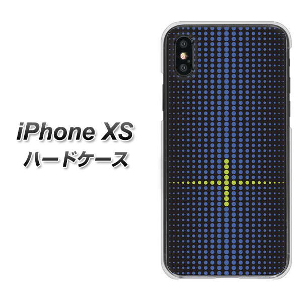 iPhone XS 高画質仕上げ 背面印刷 ハードケース【IB907 グラデーションドット】
