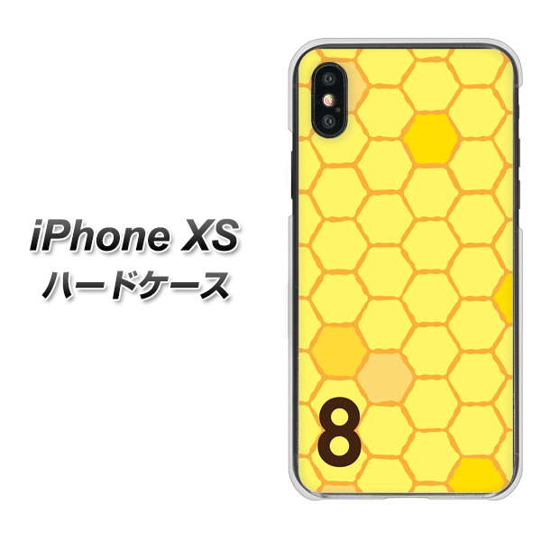 iPhone XS 高画質仕上げ 背面印刷 ハードケース【IB913 はちの巣】