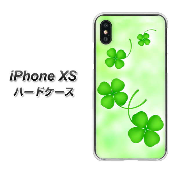 iPhone XS 高画質仕上げ 背面印刷 ハードケース【VA819 まいおりる幸運】