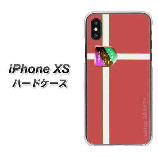 iPhone XS 高画質仕上げ 背面印刷 ハードケース【YC934 アバルト05】