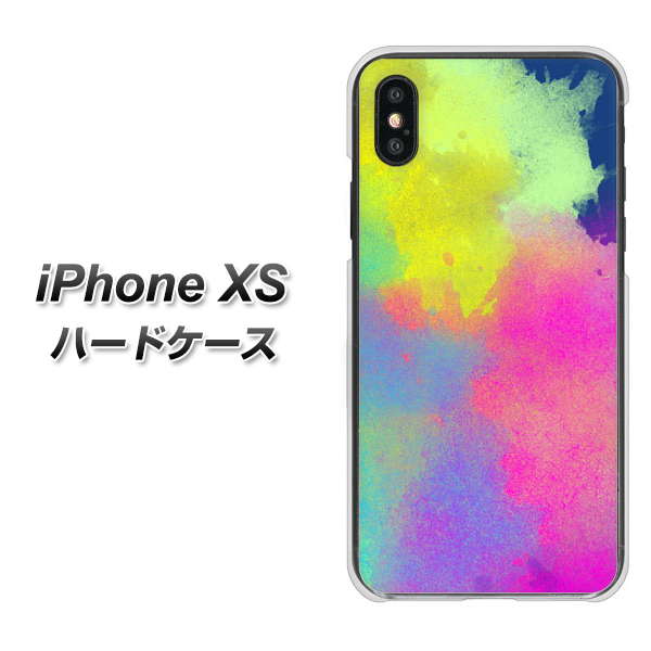 iPhone XS 高画質仕上げ 背面印刷 ハードケース【YJ294 デザイン色彩】