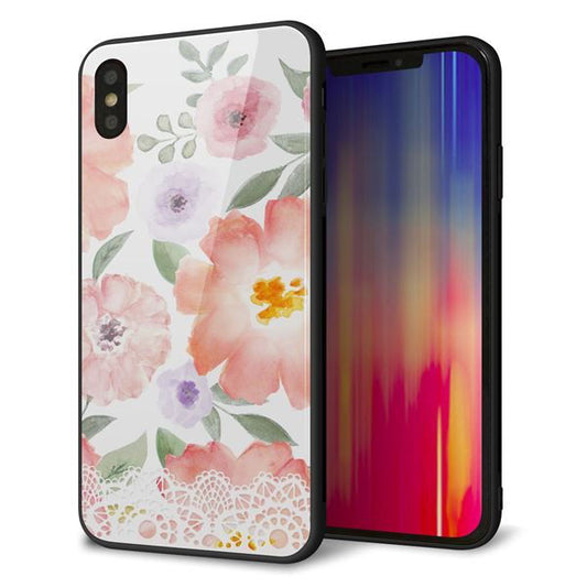 iPhone XS Max 強化ガラス&TPUスマホケース ガラプリ【SC944 ドゥ・パフューム2】