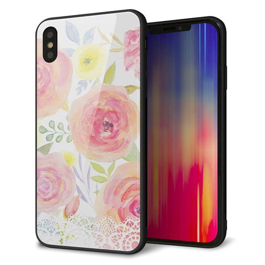 iPhone XS Max 強化ガラス&TPUスマホケース ガラプリ【SC945 ドゥ・パフューム3】