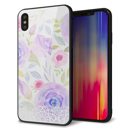 iPhone XS Max 強化ガラス&TPUスマホケース ガラプリ【SC946 ドゥ・パフューム4】