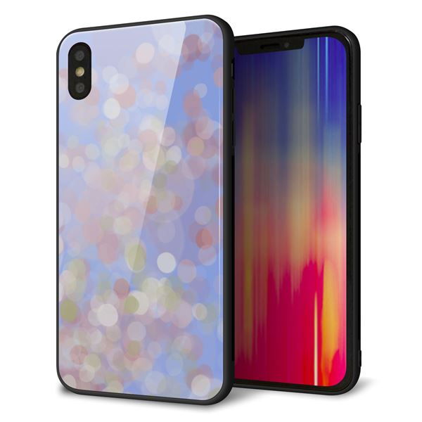 iPhone XS Max 強化ガラス&TPUスマホケース ガラプリ【YJ293 デザイン】