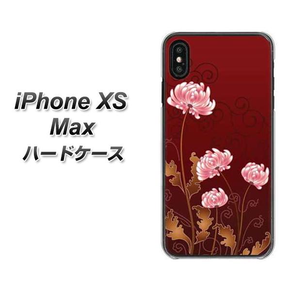 iPhone XS Max 高画質仕上げ 背面印刷 ハードケース【375 優美な菊】