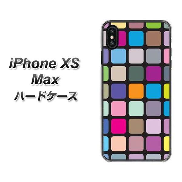 iPhone XS Max 高画質仕上げ 背面印刷 ハードケース【509 カラースクエア】