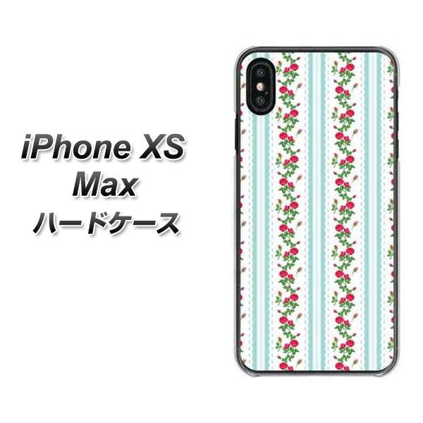 iPhone XS Max 高画質仕上げ 背面印刷 ハードケース【744 イングリッシュガーデン(ブルー)】