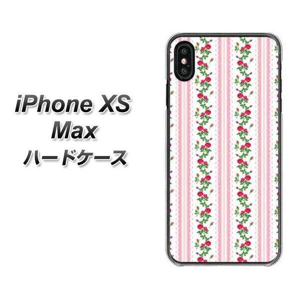 iPhone XS Max 高画質仕上げ 背面印刷 ハードケース【745 イングリッシュガーデン(ピンク)】