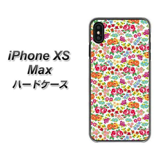 iPhone XS Max 高画質仕上げ 背面印刷 ハードケース【777 マイクロリバティプリントWH】