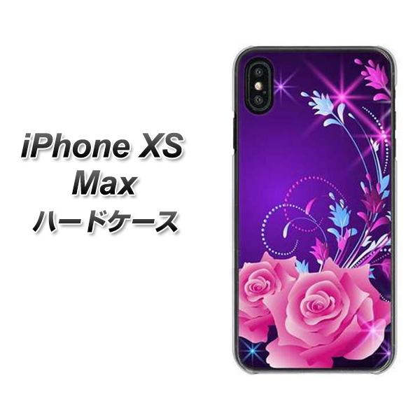 iPhone XS Max 高画質仕上げ 背面印刷 ハードケース【1177 紫色の夜】