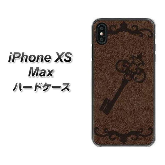 iPhone XS Max 高画質仕上げ 背面印刷 ハードケース【EK824 レザー風アンティークキー】