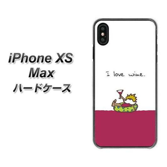 iPhone XS Max 高画質仕上げ 背面印刷 ハードケース【IA811 ワインの神様】