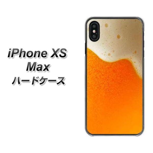 iPhone XS Max 高画質仕上げ 背面印刷 ハードケース【VA855 ジョッキ生(ビール)】